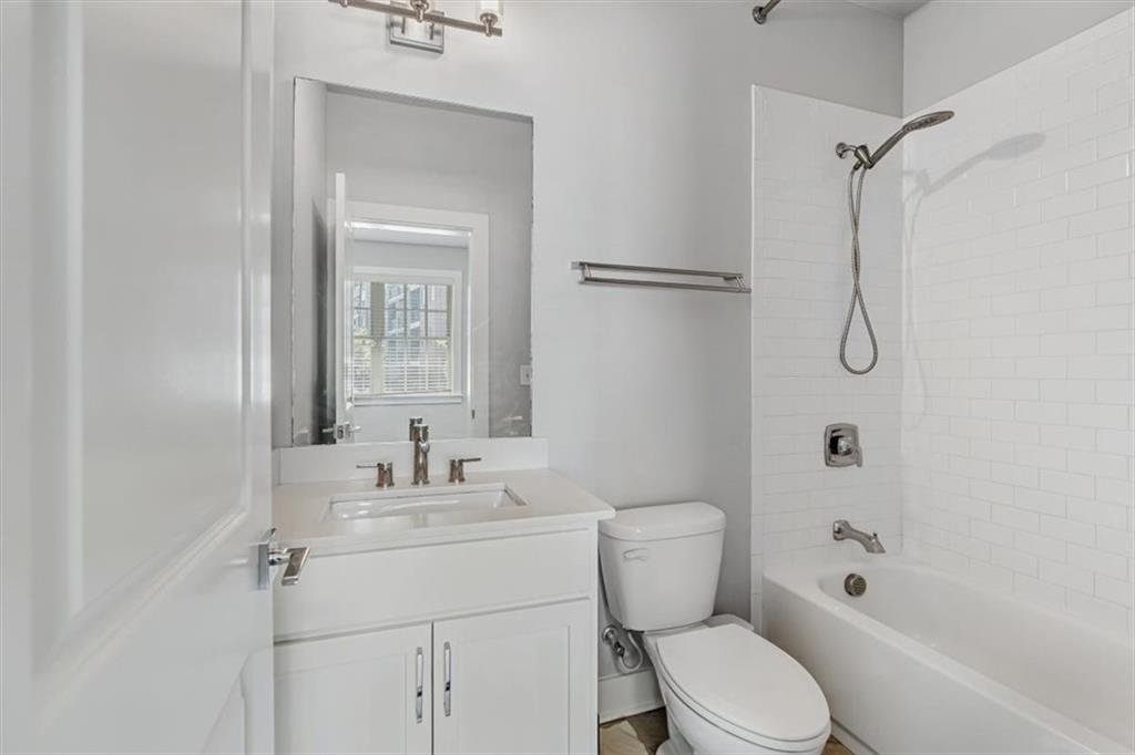 Real listing photo of a bathroom at 6097 Boylston Drive NE, Sandy Springs, Georgia
